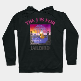 Donald J Trump Jailbird Border Wall Game Hoodie